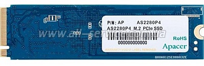 SSD  APACER AS2280P4 1TB PCIe 3.0x4 M.2 (AP1TBAS2280P4-1)