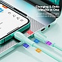 ���� ������ USB 2.0 AM to USB-C 1.0m 100W green Essager (EXCT1-CH06)
