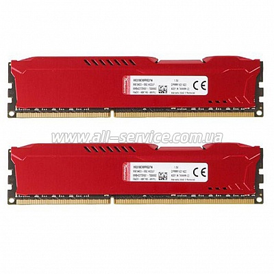  32GB KINGSTON HyperX FURY 2933MHz DDR4 CL17 Red (HX429C17FR2K4/32)