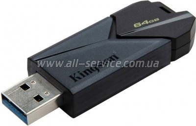  Kingston 64GB DataTraveler Exodia Onyx USB 3.2 Gen 1 Black (DTXON/64GB)