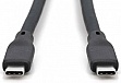 ���� ������ USB-C to USB-C 1.0m USB 3.2 Gen2 10G 100W 4K silicone black Digitus (AK-300342-010-S)