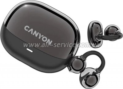 �������� Canyon OWS Ear Clips OnFlow 14 Black (CNS-TWS14B)