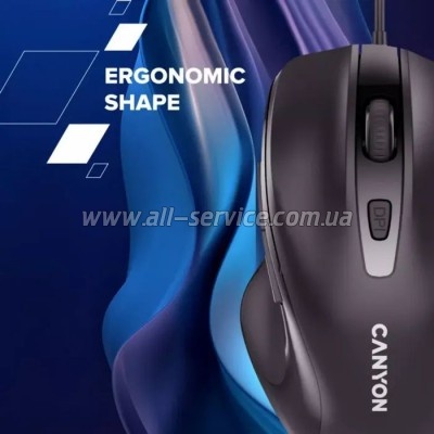  Canyon M-6 USB Black (CNE-CMS6)