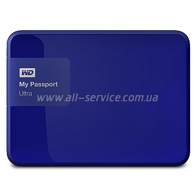 Винчестер 3TB WD 2.5 USB 3.0 5400rpm My Passport Ultra Blue (WDBBKD0030BBL-EESN) Винчестер 3TB WD 2.5 USB 3.0 5400rpm My Passport Ultra Blue (WDBBKD0030BBL-EESN)
