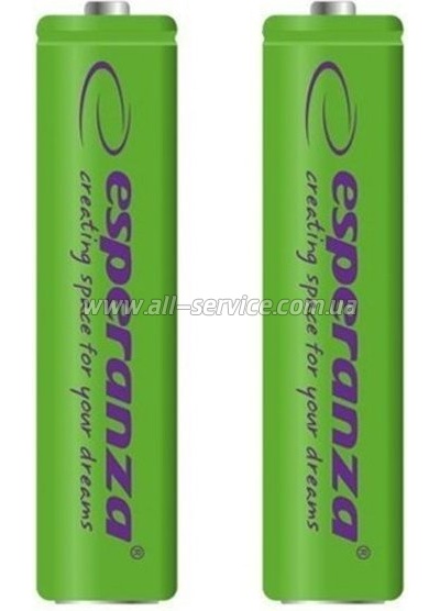 ����������� Esperanza AAA 1000mAh Ni-MH * 2 green (EZA101G)