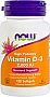  Now Foods  D-3 2000IU, 120   (NOW-00367)
