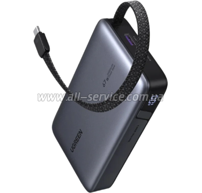 ������� ������������� Ugreen 20000mAh PD 67W Space gray (PB550)