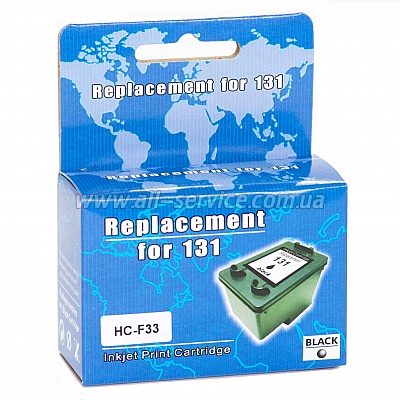  MicroJet HP DJ 5743/ 6543  HP 131/ C8765HE Black (HC-F33)