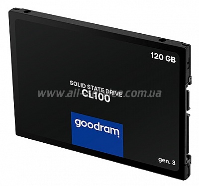 SSD  GOODRAM CL100 Gen.3 120GB 2.5" SATA (SSDPR-CL100-120-G3)