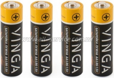  Vinga AA LR6 Alkaline 4pcs (VJABAA4)