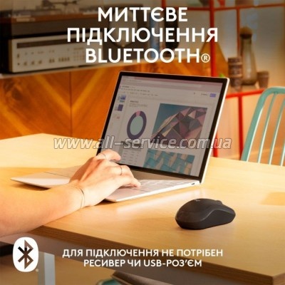  Logitech M240 Silent Bluetooth Graphite (910-007119)
