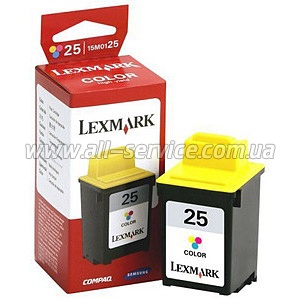 Картридж LEXMARK CJ Z42/43/51/52/53 Color High Yield (625 л., @5%, 15M0125)