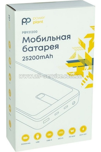 ������� ������������� PowerPlant A16005 25200mAh PD/ 85W (PB931200)