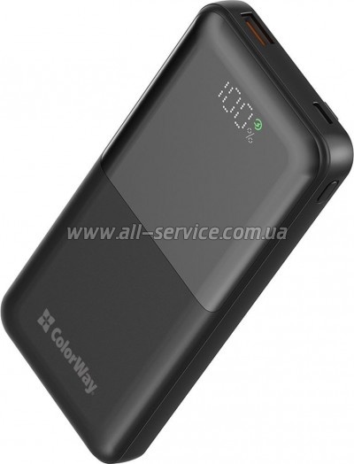 ������� ������������� ColorWay 10000mAh PD 22.5W Black (CW-PB100LPB3BK-PDD)