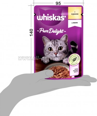 ������� ���� ��� ����� Whiskas Pure Delight ������ � ���� 85 � (5900951303333)