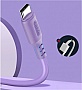 ���� ������ USB 2.0 AM to Micro 5P 1.0m soft silicone violet ColorWay (CW-CBUM044-PU)