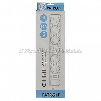   Patron 6  BLACK 5.0 , 3*1.52 (SP-1665)