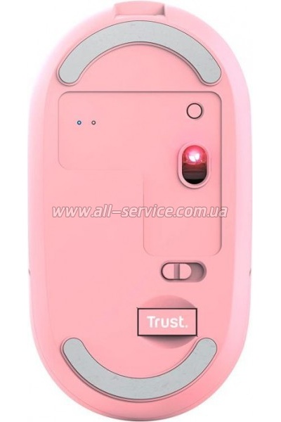  Trust Puck Wireless/Bluetooth Silent Pink (24125)