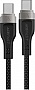 ���� ������ USB-C to USB-C 1.2m 60W 3A nylon black Acefast (6974316280217)