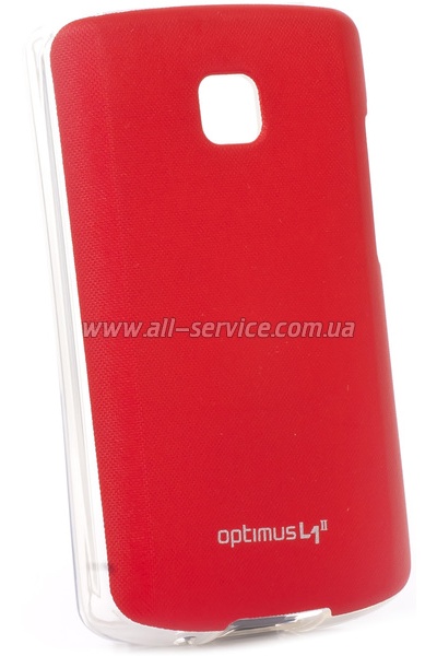  VOIA LG Optimus L1II - Jell skin (Red)