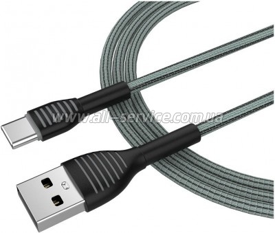 ���� ������ USB 2.0 AM to USB-C 1.0m ColorWay (CW-CBUC041-GR)