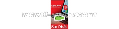  16GB SanDisk Cruzer Blade Green (SDCZ50C-016G-B35GE)