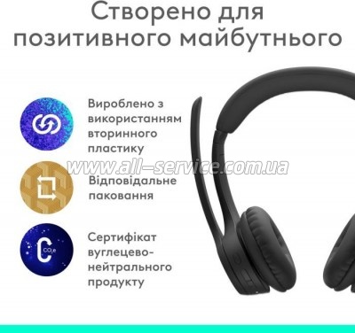  Logitech Zone 300 Bluetooth Graphite (981-001407)