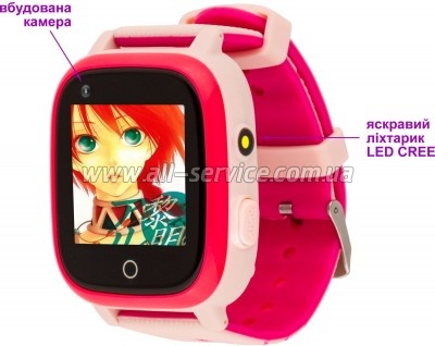 �����-���� Amigo GO005 4G WIFI Kids waterproof Thermometer Pink (747018)