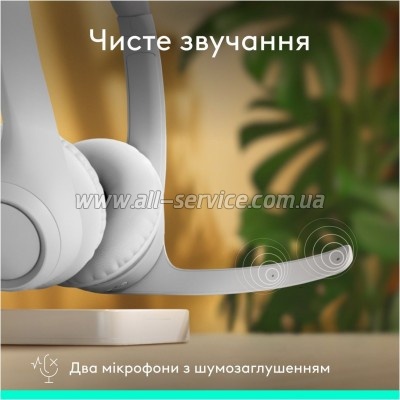 Logitech Zone 300 Bluetooth Off-White (981-001417)