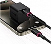 ���� ������ USB-C to USB-C 2.0m 100W Dura Series black red Baseus (P10377803U01-03)