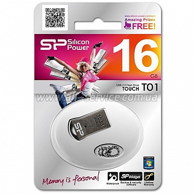  32GB SILICON POWER Touch T01 Black (SP032GBUF2T01V1K)