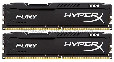  Kingston HyperX Fury DDR4 16GBx2 3200 CL18, Black (HX432C18FBK2/32)