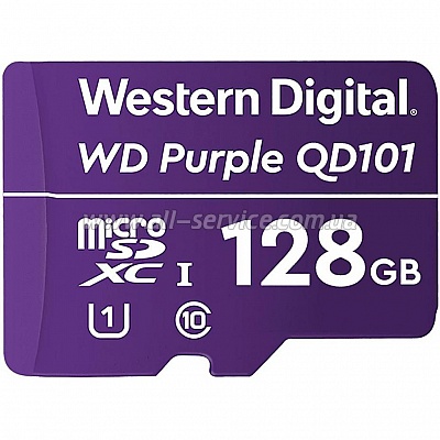   WD 128GB microSDXC class 10 UHS-I (WDD128G1P0C)
