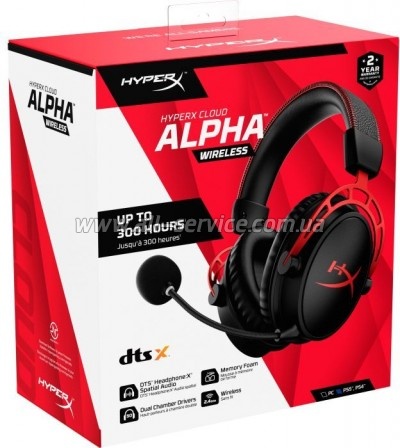  HyperX Cloud Alpha Wireless Black (4P5D4AA)