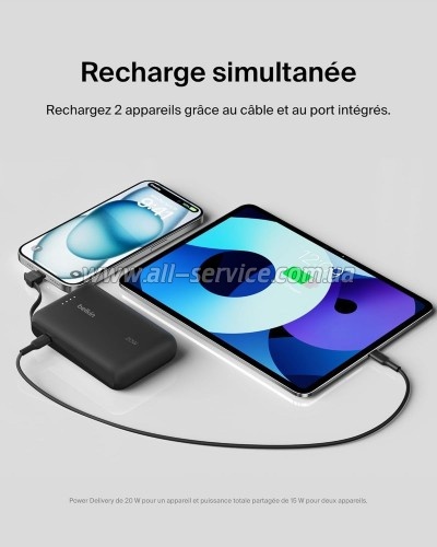 ������� ������������� Belkin 10000mAh, 20W, USB-C, Black (BPB021HQBK)