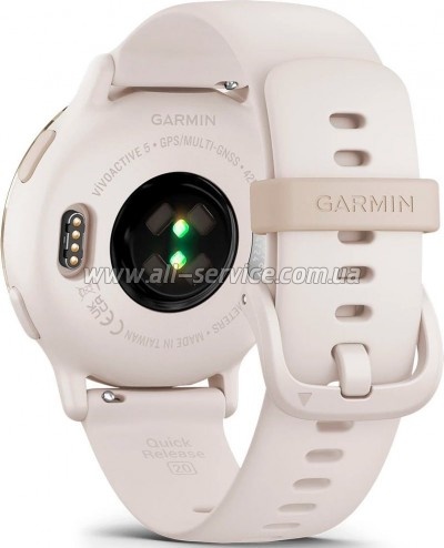 - Garmin vivoactive 5, Ivory/Cream Gold, GPS (010-02862-11)