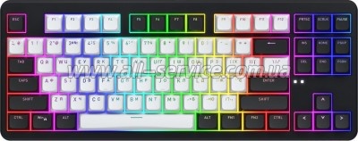  Hator Rockfall 3 Mecha TKL QMK/VIA Orange Wireless Black (HTK850UA)