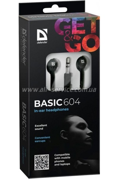 �������� Defender Basic 604 Black (63604)