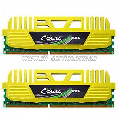  DDR3 4Gb PC17000/2133 (2x2GB) CL11 Geil EVO Corsa (GOC34GB2133C11DC)