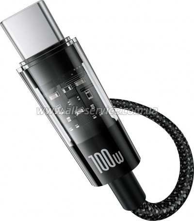 ���� ������ USB-C to USB-C 2.0m 100W black Baseus (P10373000111-01)