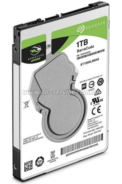  1TB SEAGATE SATA 2.5" 5400RPM 128MB (ST1000LM048)