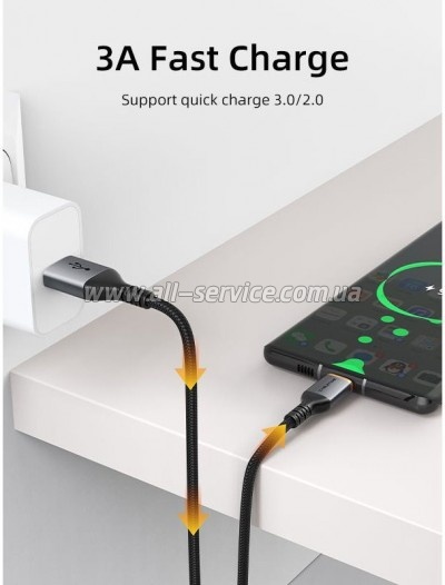 ���� ������ USB 2.0 AM to USB-C 1.5m Cabletime (CA915224)