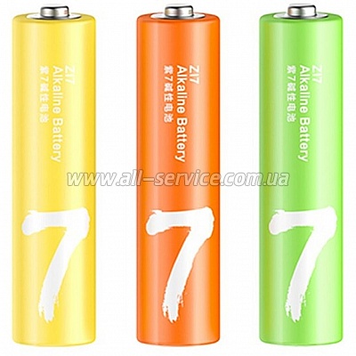  Xiaomi ZMi Rainbow AA batteries AA ZI5 * 12 + AAA ZI7 * 12 (16358)