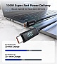 ���� ������ USB-C to USB-C 1.2m PD100W digital display silicone Choetech (XCC-1064)