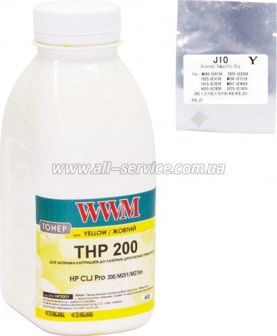  +  WWM HP CLJ Pro 200/ M251/ M276n Yellow 60/  (TC200Y)
