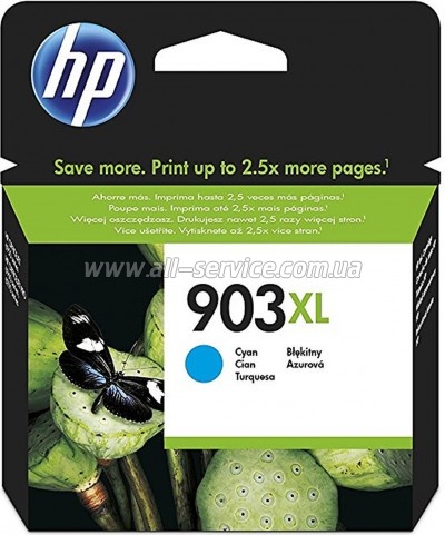  HP 903XL OfficeJet 6950/ 6960/ 6970 Cyan (T6M03AE)