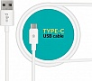 ���� ������ USB 2.0 AM to USB-C 1.2m White Piko (1283126477522)