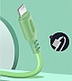 ���� ������ USB 2.0 AM to USB-C 1.0m soft silicone green ColorWay (CW-CBUC042-GR)