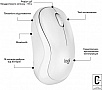  Logitech M240 Silent Bluetooth Off-White (910-007120)