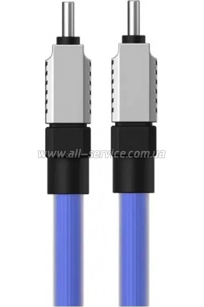 ���� ������ USB-C to USB-C 1.0m CoolPlay Fast Charging 100W blue Baseus (CAKW000203)
